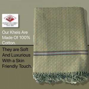 Pure Cotton khais Blanket Throw Khawaja tex fabrics 100% cotton Belgian block Quality stuff kheis