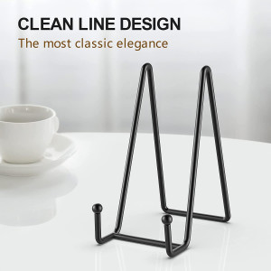 6 Inch Plate Stands for Display Picture Frame Holders Decorative