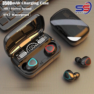 M10 TWS Earbuds Bluetooth 5.1 3500mAh Charging Box 3D Smart