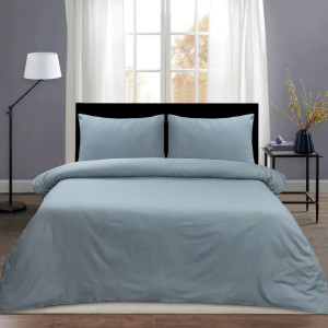 Frosty Plain Cotton Bedsheet Set