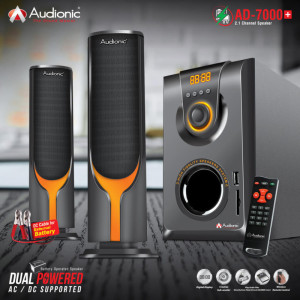 Audionic AD-7000 Plus / AD7000 Plus MULTIMEDIA SPEAKER (AC/DC SUPPORTED)