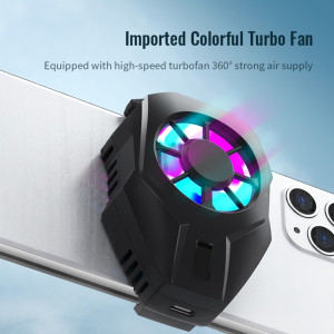 L01 Mobile Radiator Phone Cooling Fan Case Cold Wind Handle Fan for PUGB Mobile Cooler Mobile Cooling Fan
