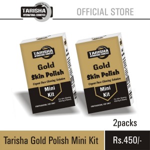 2 Packs Tarisha Gold Skin Polish, 30gm Powder