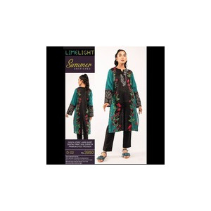 Limelight digital print 3pc suit along with lawn duppata
