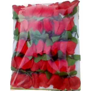 Artificial Decorative Red Roses Flowers Pack of 250
