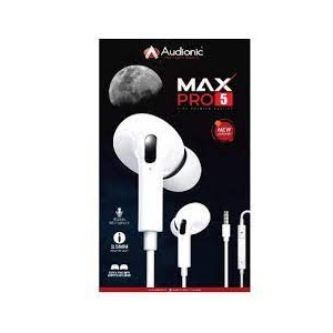Audionic MAX PRO 5 High Quality Handsfree/Earphones 3.5mm Full Bass